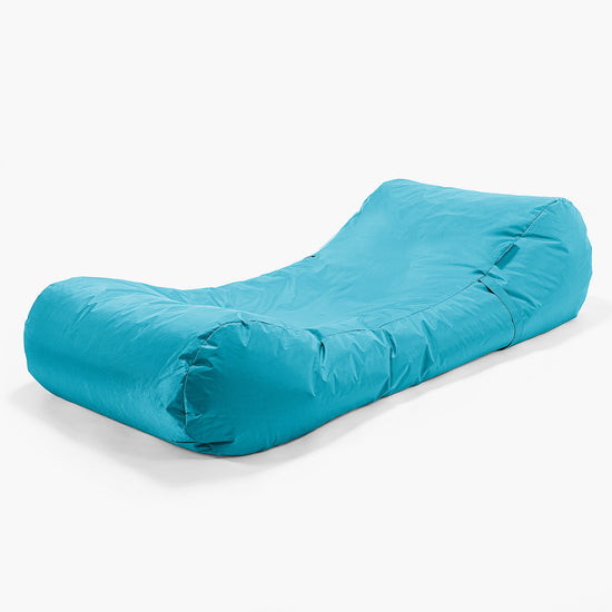 SmartCanvas™ Sækkestol Chaiselong - Cyan Blå 01