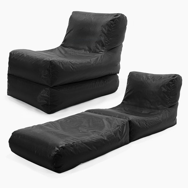 SmartCanvas™ Lounger Sækkestol - Sort 01