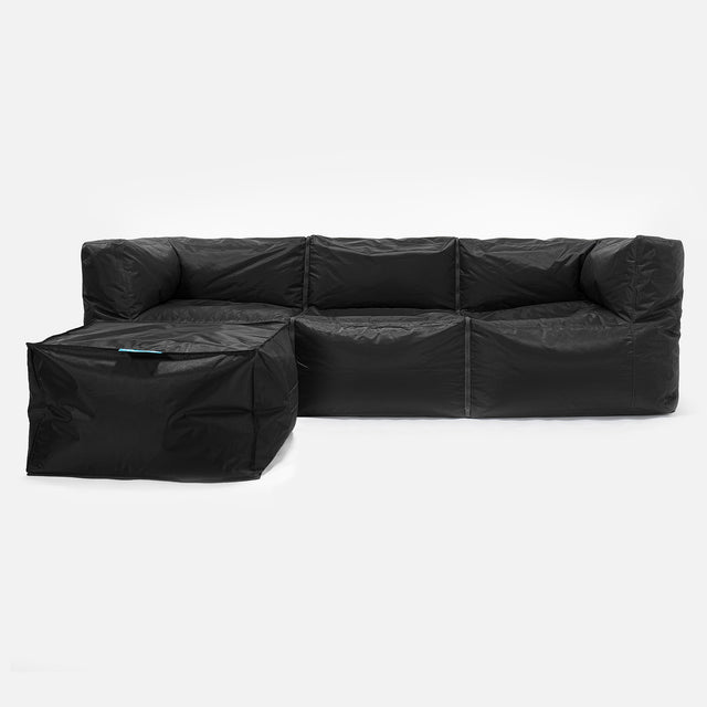 SmartCanvas™ Modulsofa Sækkestol 3 stk - Sort 02