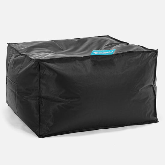 SmartCanvas™ Stor Firkantet Puf - Sort 01