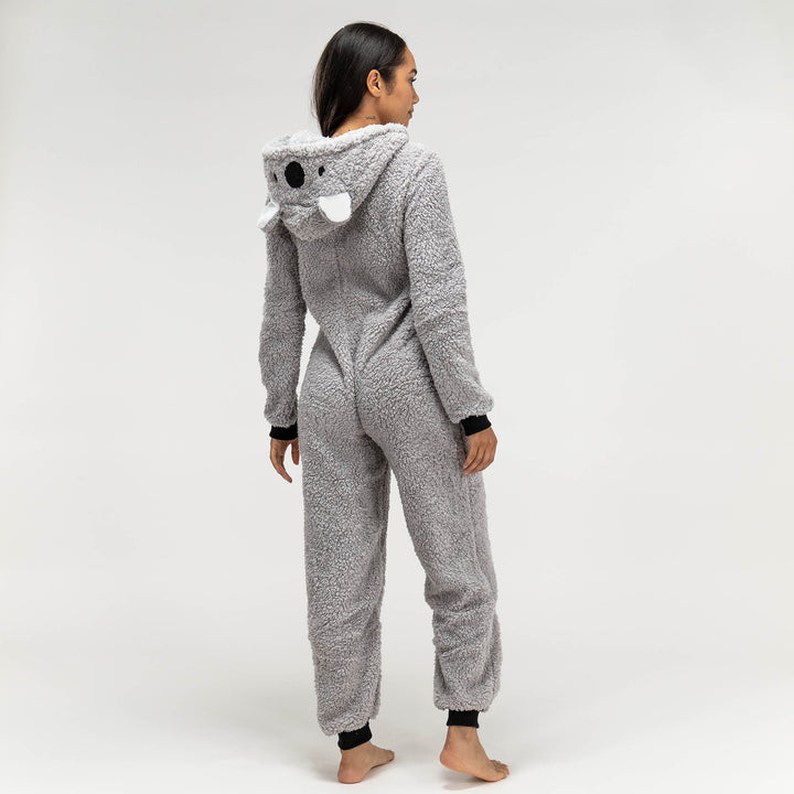 Fleece Dyr Onesie Pyjamas til Damer - Koalabjørn 06
