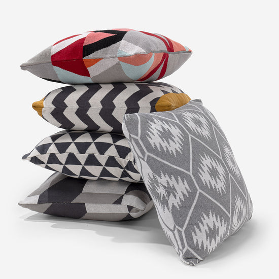 Pude 47 x 47cm - 100% Bomulds Geo 03