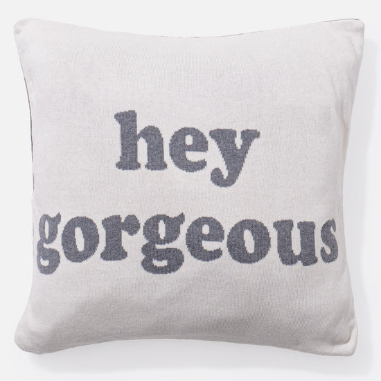 Pude 47 x 47cm - 100% Bomulds Hey Gorgeous 02