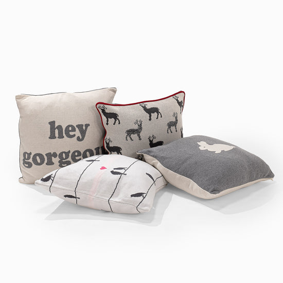 Pude 47 x 47cm - 100% Bomulds Rabbit 05
