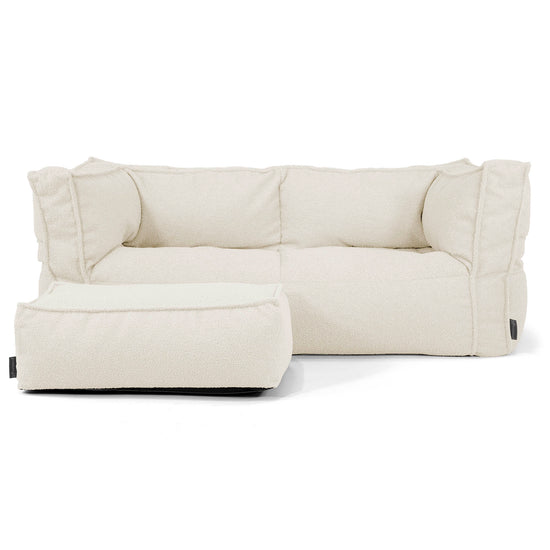 Albert Sækkestol Sofa 2 pers - Boucle Elfenben_02