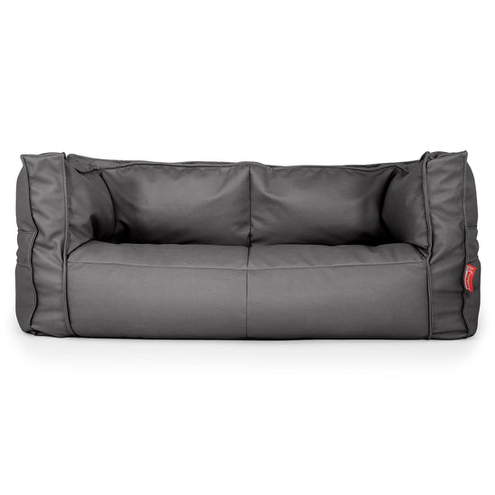 Albert Sækkestol Sofa 2 pers - Vegansk Læder Grå 01