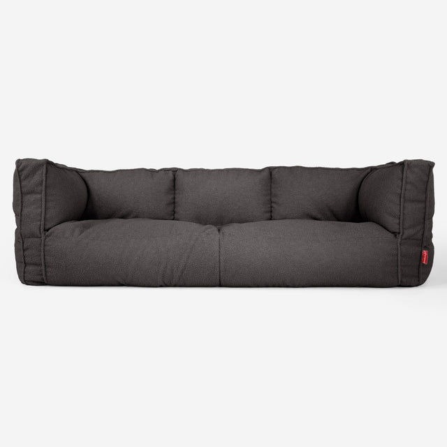 Albert Sækkestol Sofa 3 pers - Boucle Grafit Grå_01