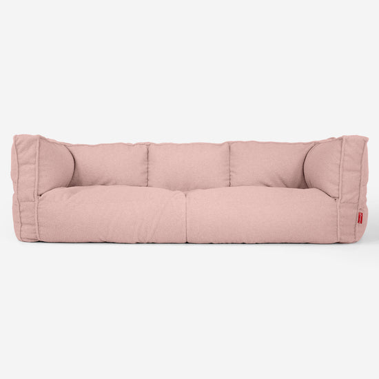 Albert Sækkestol Sofa 3 pers - Boucle Lyserød_01
