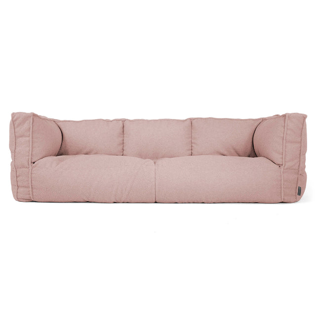 Albert Sækkestol Sofa 3 pers - Boucle Lyserød_01