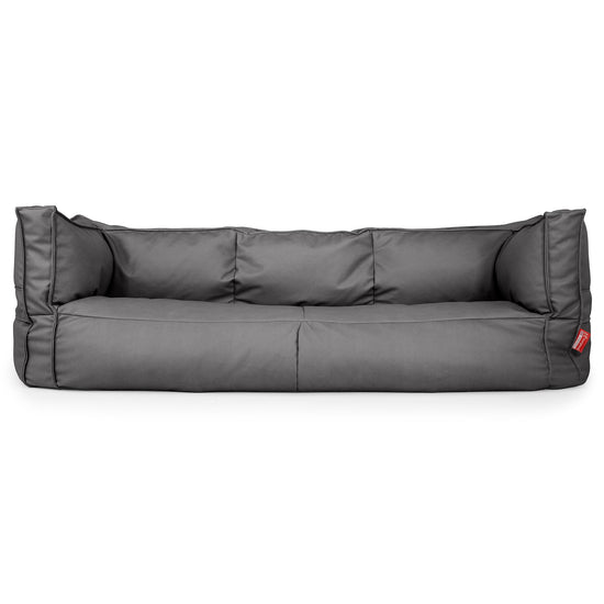 Albert Sækkestol Sofa 3 pers - Vegansk Læder Grå 01