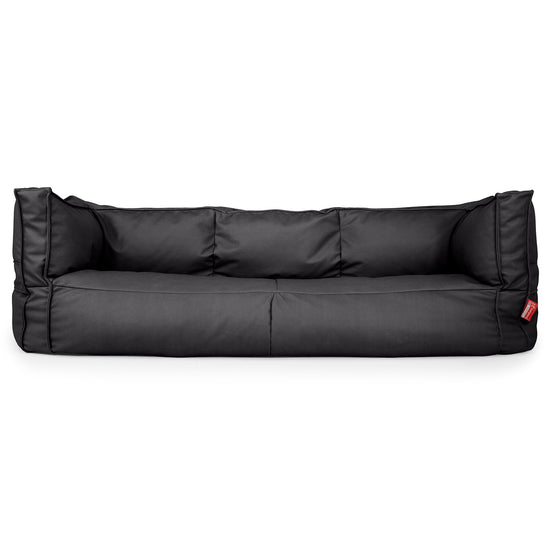 Albert Sækkestol Sofa 3 pers - Vegansk Læder Sort 01