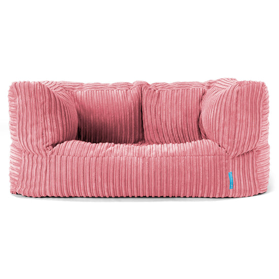 Albert Børnesofa 2-6 år - Klassisk Jernbanefløjl Koral 01