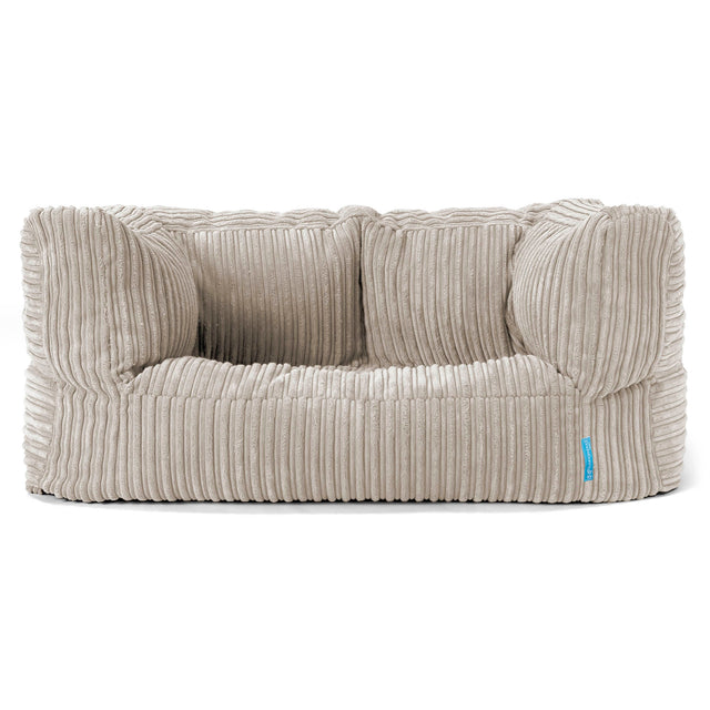 Albert Børnesofa 2-6 år - Klassisk Jernbanefløjl Mink 01