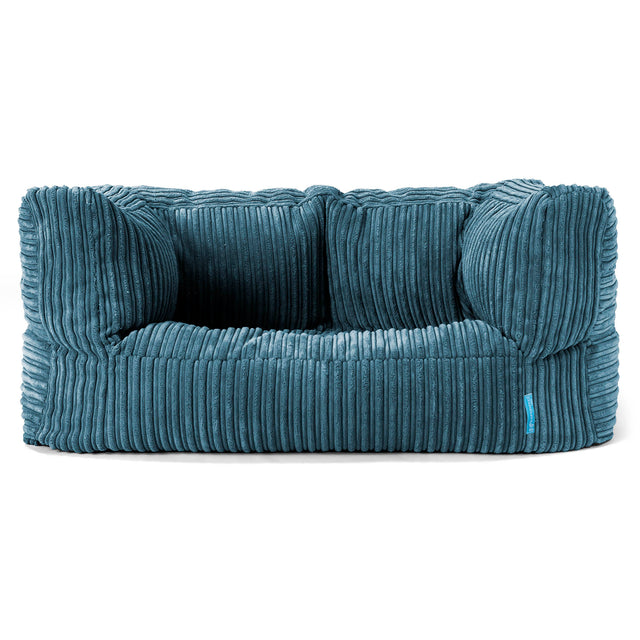 Albert Børnesofa 2-6 år - Klassisk Jernbanefløjl Navy 01