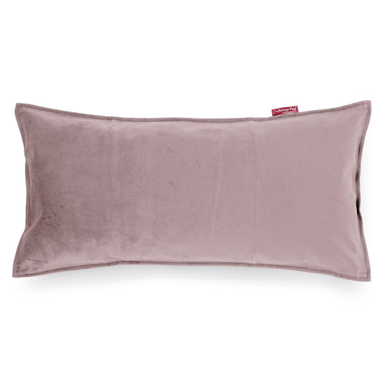 CloudSac 50 Kæmpe Pude med Memory Skum 40 x 80cm - Fløjl Lyserød 01