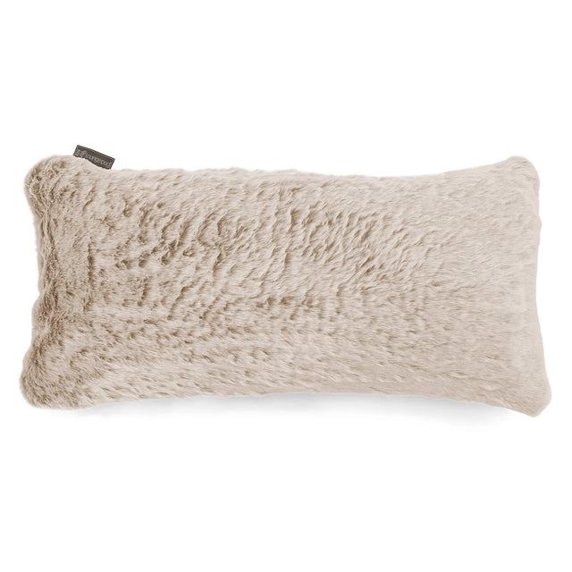 CloudSac 50 Kæmpe Pude med Memory Skum 40 x 80cm - Imiteret Kaninpels Gyldenbrun 01