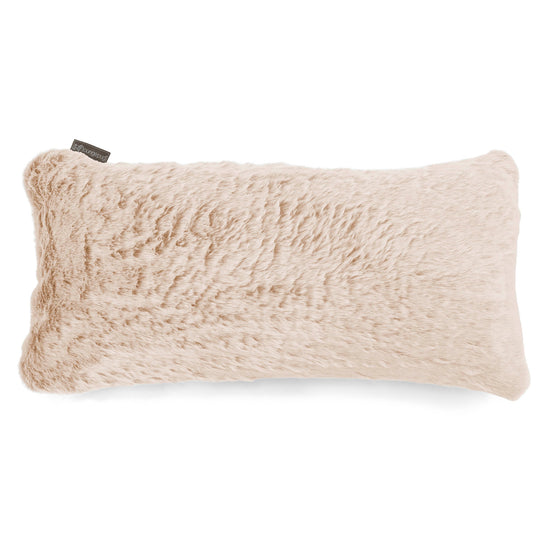 CloudSac 50 Kæmpe Pude med Memory Skum 40 x 80cm - Imiteret Kaninpels Hvid 01