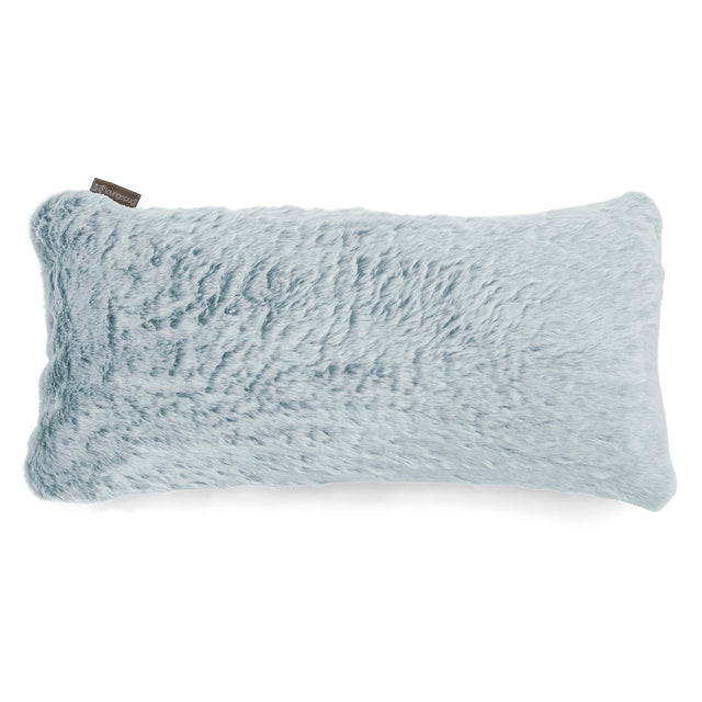 CloudSac 50 Kæmpe Pude med Memory Skum 40 x 80cm - Imiteret Kaninpels Støvet Blå 01