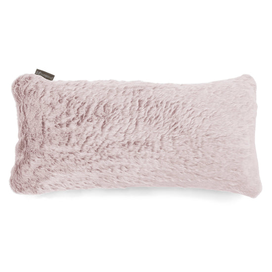 CloudSac 50 Kæmpe Pude med Memory Skum 40 x 80cm - Imiteret Kaninpels Støvet Lyserød 01