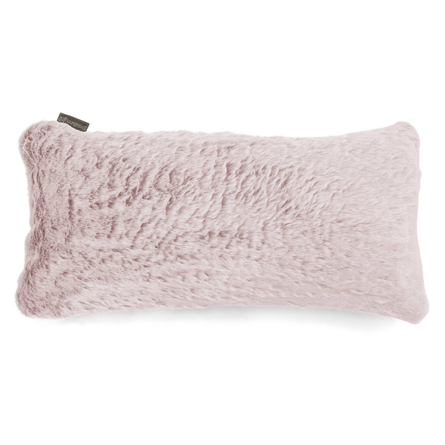 CloudSac 50 Kæmpe Pude med Memory Skum 40 x 80cm - Imiteret Kaninpels Støvet Lyserød 01