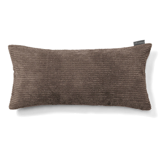 CloudSac 50 Kæmpe Pude med Memory Skum 40 x 80cm - Pom Pom Chokolade Brun 01