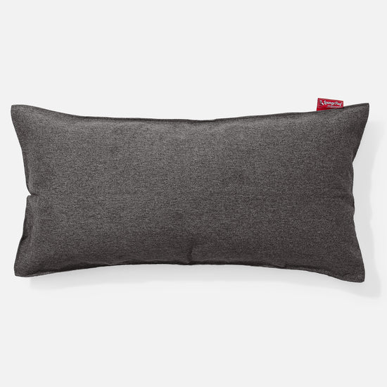 CloudSac 50 Kæmpe Pude med Memory Skum 40 x 80cm - Interalli-uld Grå 01