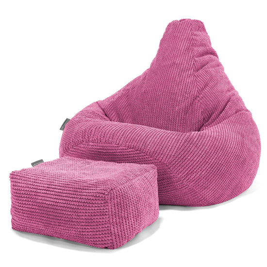 Gamer Sækkestol - Pom Pom Pink 01