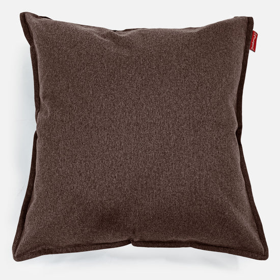 Kæmpe Pude 70 x 70cm - Interalli-uld Brun 01