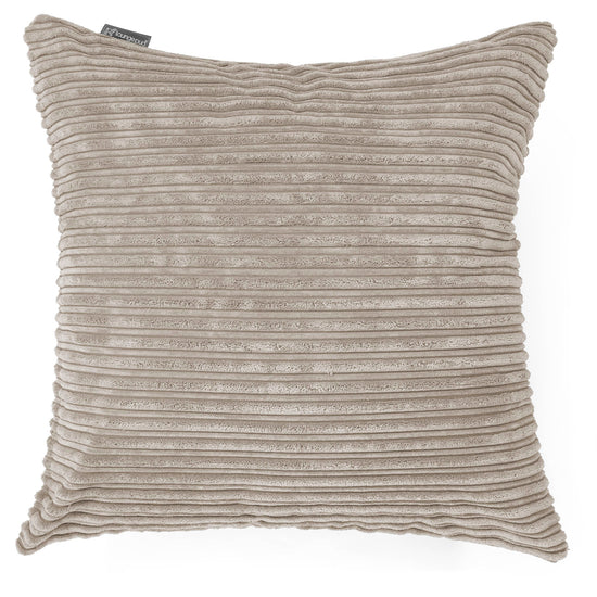 Kæmpe Pude 70 x 70cm - Klassisk Jernbanefløjl Mink 01