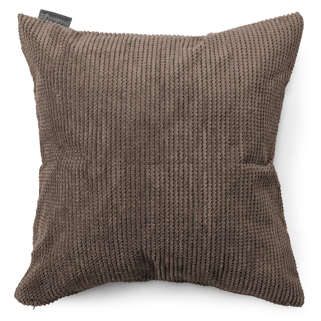 Kæmpe Pude 70 x 70cm - Pom Pom Chokolade Brun 01