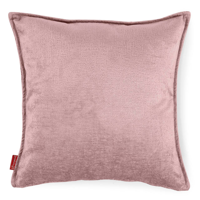 Kæmpe Pudebetræk 70 x 70cm - Chenille Lyserød 01