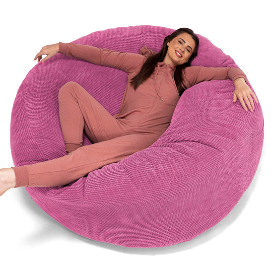 Kæmpe Sækkestol Sofa XXL 'Mega Mammut' - Pom Pom Pink 01