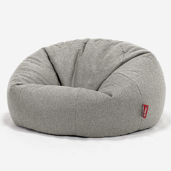 Klassisk Sækkestol Sofa - Interalli-uld Sølv 01