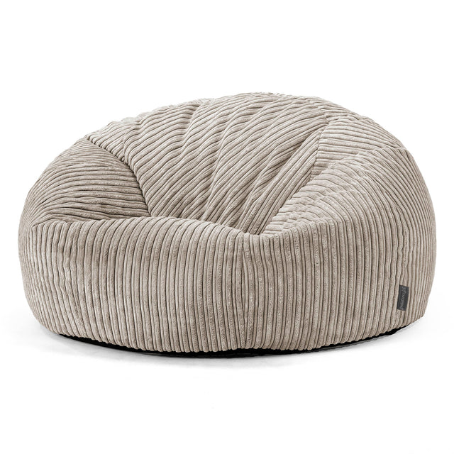 Klassisk Sækkestol Sofa - Klassisk Jernbanefløjl Mink 01