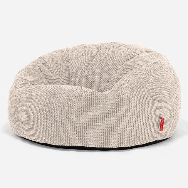 Klassisk Sækkestol Sofa - Pom Pom Cremefarvet 01