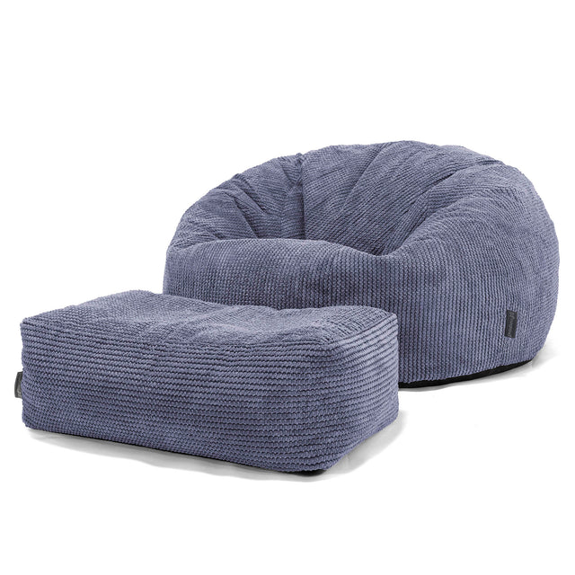 Klassisk Sækkestol Sofa - Pom Pom Lilla 02
