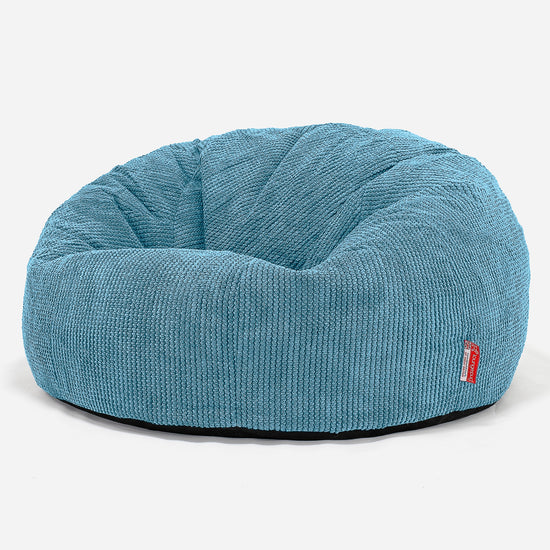 Klassisk Sækkestol Sofa - Pom Pom Turkis Blå 01