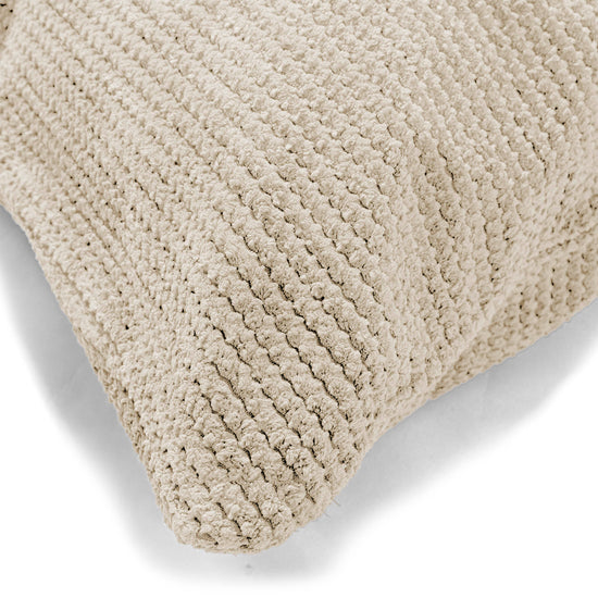 Pude 47 x 47cm - Pom Pom Cremefarvet 03