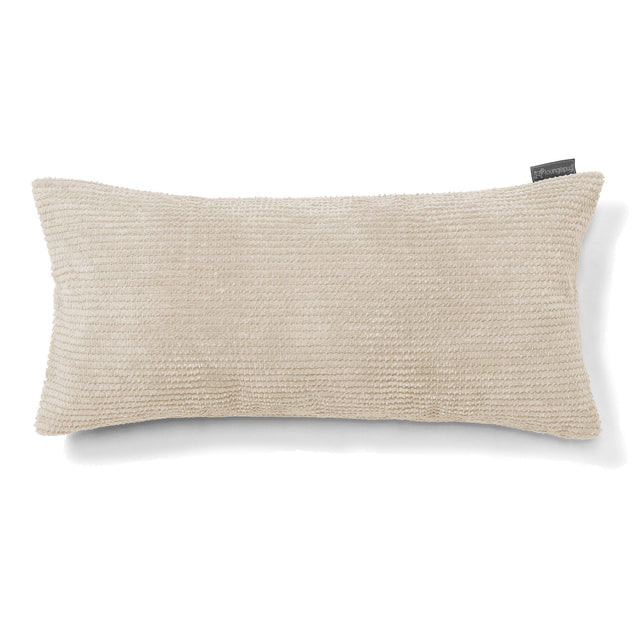 CloudSac 50 Kæmpe Pude med Memory Skum 40 x 80cm - Pom Pom Cremefarvet 01