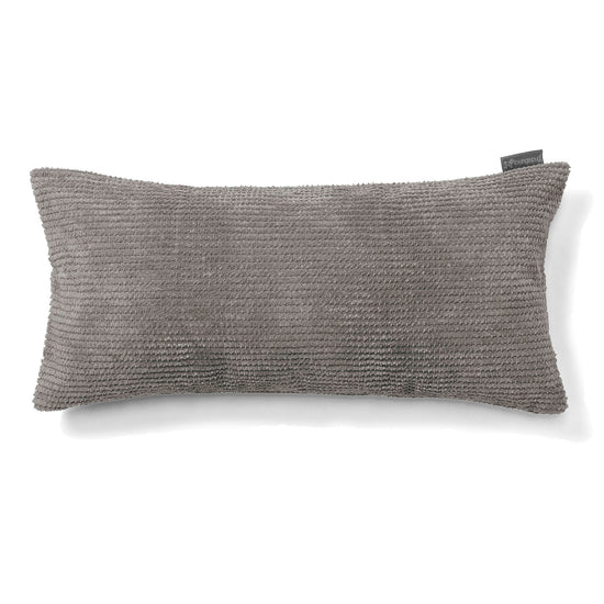 CloudSac 50 Kæmpe Pude med Memory Skum 40 x 80cm - Pom Pom Kul Grå 01