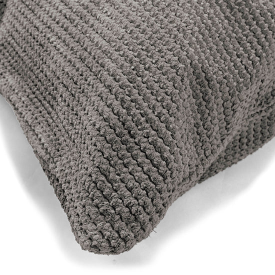 Kæmpe Pude 70 x 70cm - Pom Pom Kul Grå 03