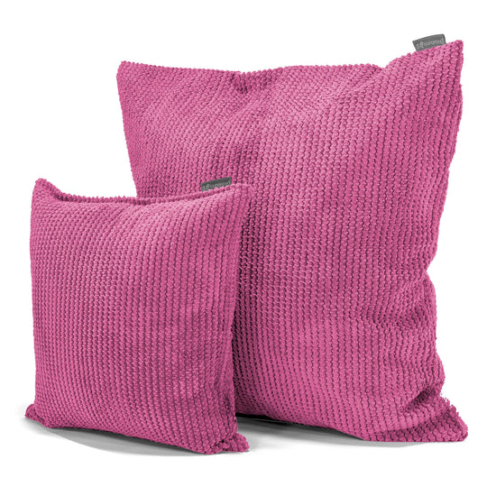 Kæmpe Pude 70 x 70cm - Pom Pom Pink 02