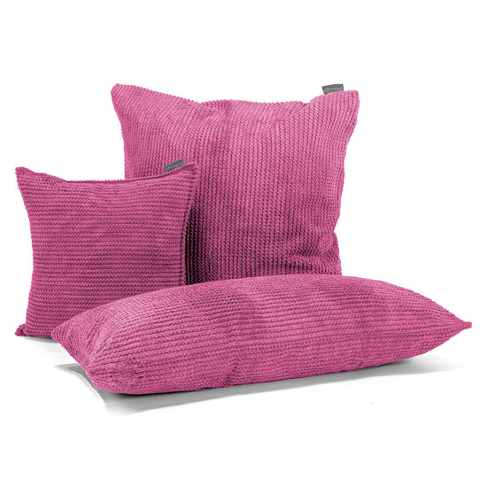 Kæmpe Pude 70 x 70cm - Pom Pom Pink 04