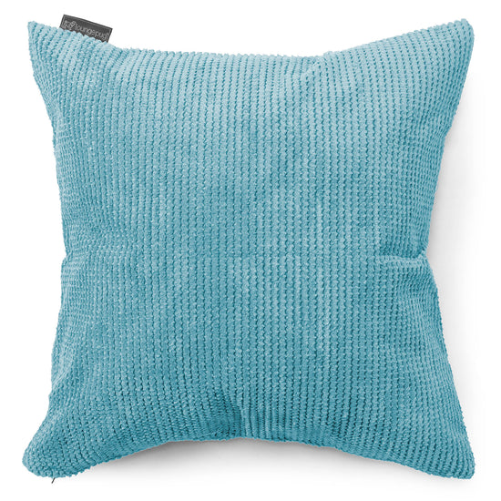Kæmpe Pude 70 x 70cm - Pom Pom Turkis Blå 01