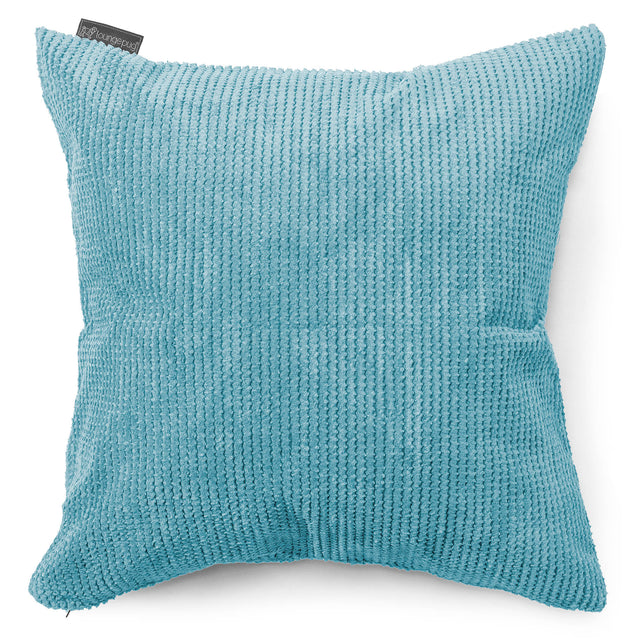 Kæmpe Pude 70 x 70cm - Pom Pom Turkis Blå 01