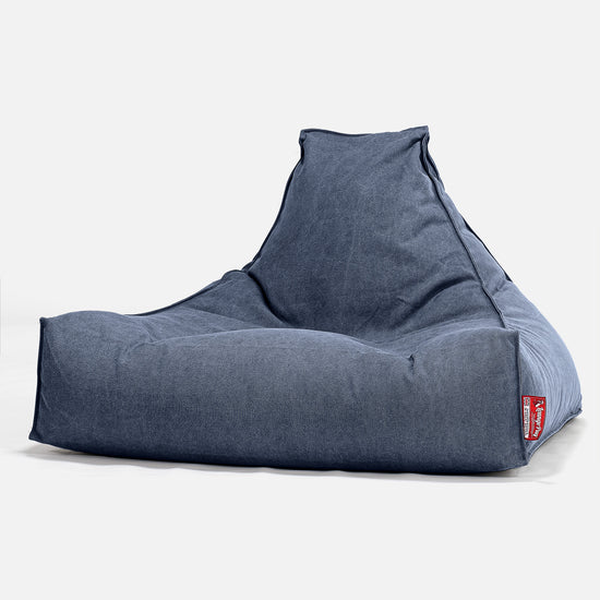 Lounge Sækkestol - Stonewashed denim Navy 01