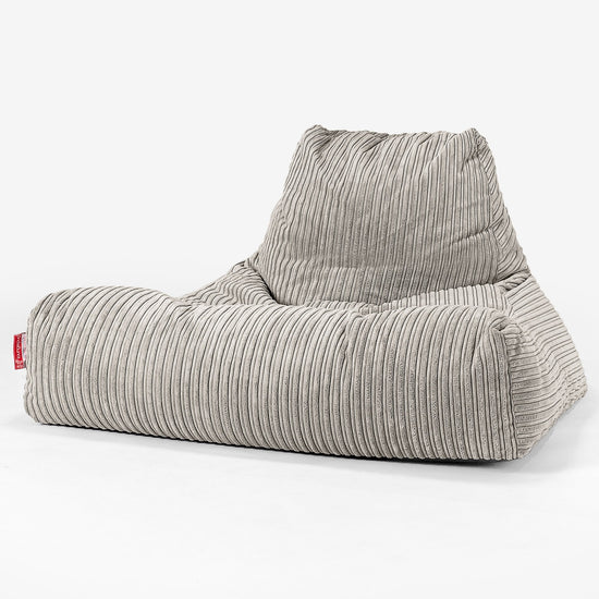 Lounge Sækkestol Sofa XXL - Klassisk Jernbanefløjl Mink 01