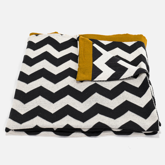 Plaid / Tæppe - 100% Bomulds Aztec 01