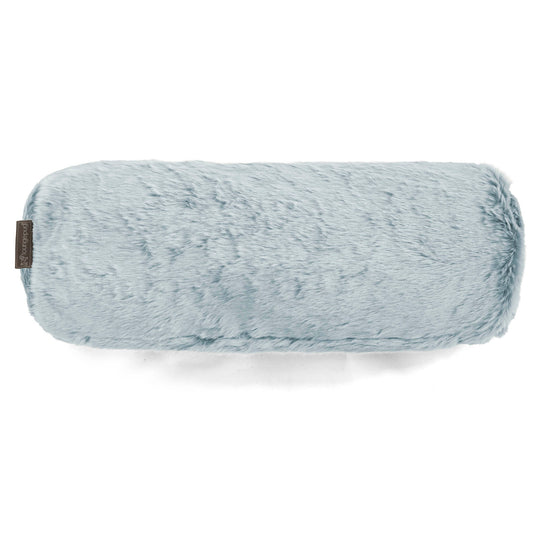 Pøllepude 20 x 55cm - Imiteret Kaninpels Støvet Blå 02