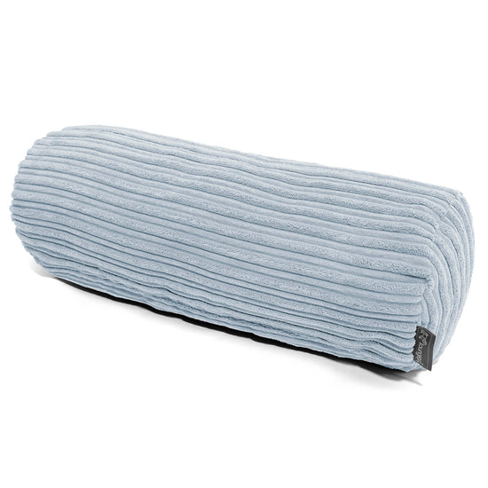 Pøllepude 20 x 55cm - Klassisk Jernbanefløjl Baby Blå 01